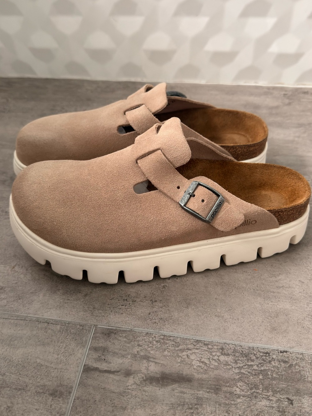 Birkenstock Boston Papillio chunky platform clogs, women Size 9-9.5 (EUR 40) - Picture 4 of 14